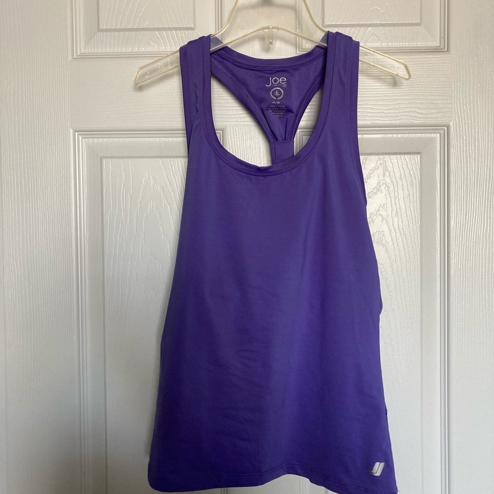 Joe Fresh Purple Racerback Tank Top - Picture 2 of 7